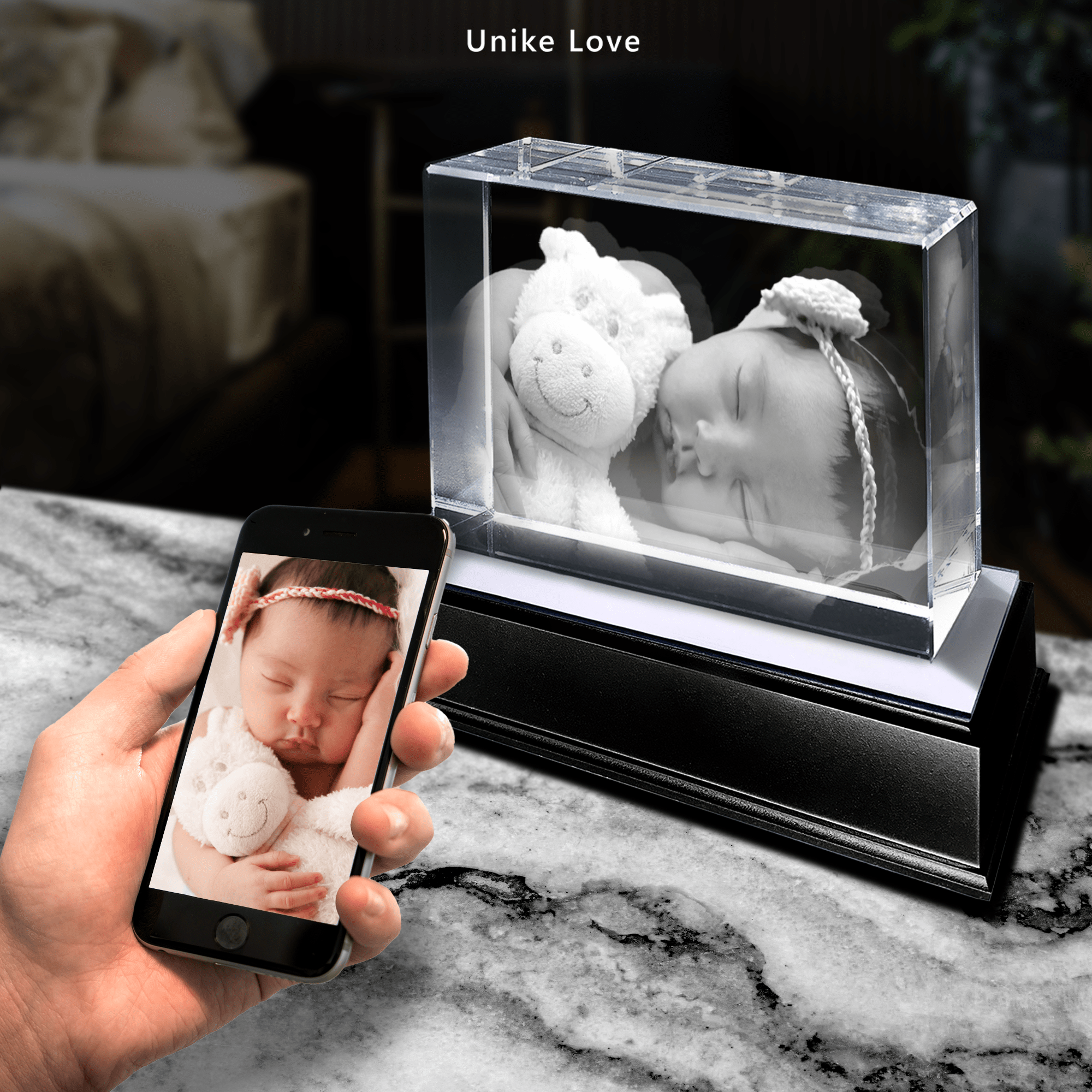 Personalized Crystal Paperweight Vertical| Luxury Gift Award | High Quality Finish